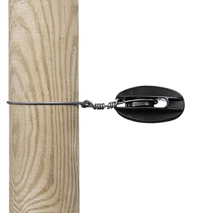 Gallagher Hoekisolator S zwart (5) - Robuuste isolatie voor draad in afrasteringshoeken