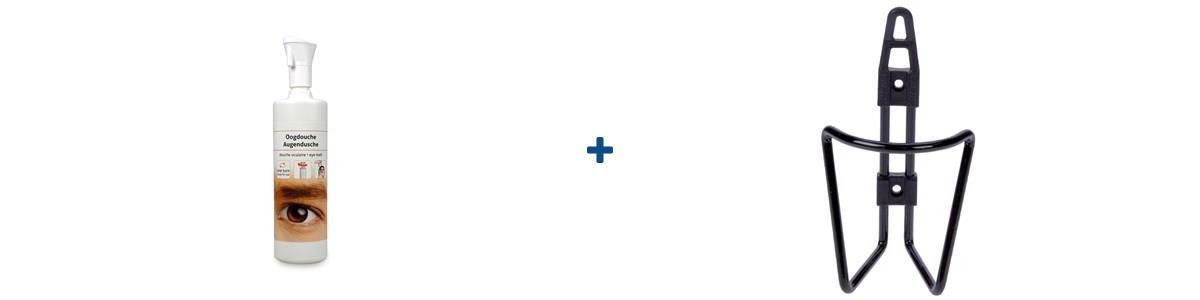 Bevaplast oogdouche met wandhouder