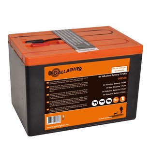 Gallagher PowerPack Alkaline Batterij 9V (175Ah) - Langdurige stroomvoorziening voor afrasteringen