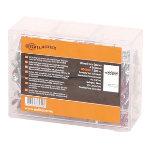 Gallagher Schroeven 4,5x40 T25 (200 stuks) - Voor stevige bevestiging van afrasteringsonderdelen