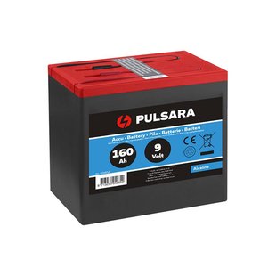 Pulsara 9V Alkalinebatterij 160Ah – Krachtige Batterij Voor Schrikdraadapparaat