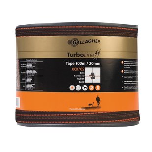 Gallagher TurboLine Lint 20mm Terra (200 meter) - Voor flexibele en duurzame afrasteringen in terra kleur