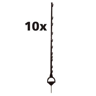 Gallagher Duopack Stijgbeugelpaal Terra (2x5) - Voor stabiele afrasteringsoplossingen in terra kleur