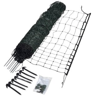 Gallagher Kippennet 112cm x 25m Groen (enkele pen) - Compacte afrastering voor kippen