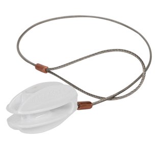 Gallagher Hoekisolator Versterkt Wit Met RVS Kabel (5) - Voor robuuste hoekisolatie