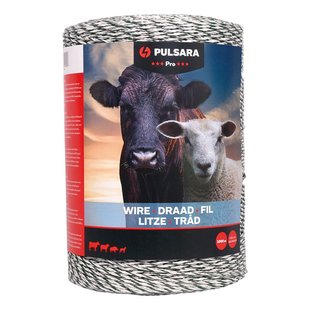 Pulsara Schrikdraad Pro 1000m Wit, Duurzaam, Weerbestendig en Betrouwbaar