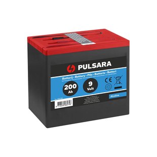 Pulsara 9V Alkalinebatterij 200Ah – Hoge Prestaties Voor Mobiele Afrastering