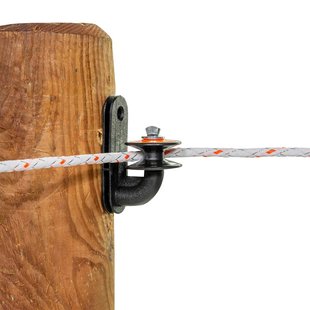 Gallagher Rol Hoekisolator voor Houten Palen (30) - Voor soepele hoekgeleiding in afrasteringen