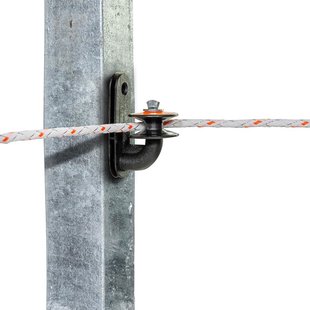 Gallagher Rol Hoekisolator voor Metalen Palen (5) - Voor flexibele hoekgeleiding in metalen palen