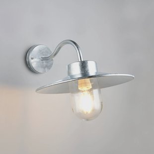 Trio Lighting Buitenwandlamp Tana, zinkkleurig, uitsteek 41 cm Metaal IP44