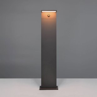 Trio Lighting LED tuinpadverlichting Ravi, antraciet, hoogte 100 cm, sensor, IP54
