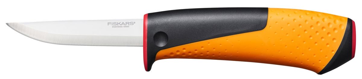 Fiskars vakmes met slijper rood