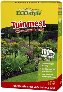 Ecostyle tuinmest 2 kg 100% natuurlijk