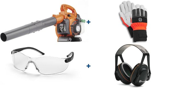 Husqvarna 125b bladblazer actie