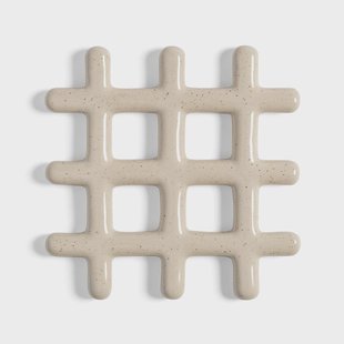 &Klevering - Onderzetter - Grid - Beige