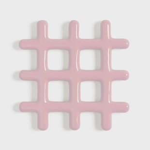 &Klevering - Onderzetter - Grid - Roze