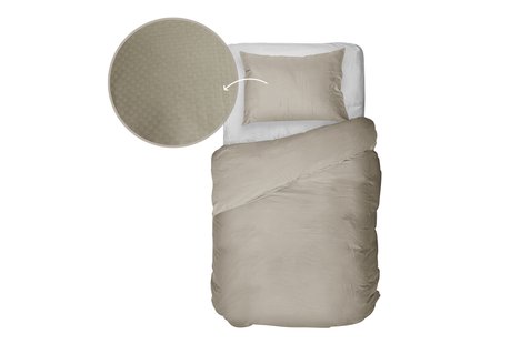 Kayori Otsu Dekbedovertrek Sand | Swiss Sense