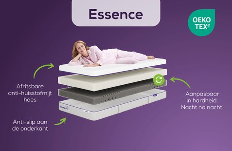 Kameo Essence Foam Aanpasbaar Matras | Swiss Sense