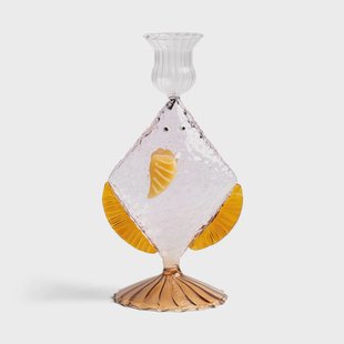 &Klevering - Kandelaar - Vis - Roze