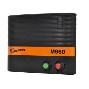 Gallagher M950 Schrikdraadapparaat Lichtnet (230V) + Gratis Voltmeter - Krachtig met 9.5J