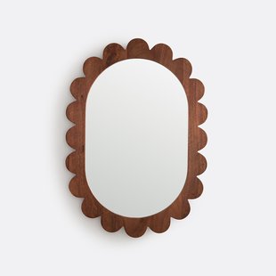 Spiegel in mangohout Fleora