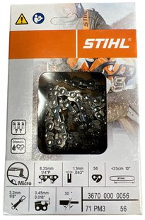Stihl zaagketting pm3 1/4  1,1  56 25cm