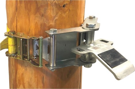 Portable winch boomhouder winch