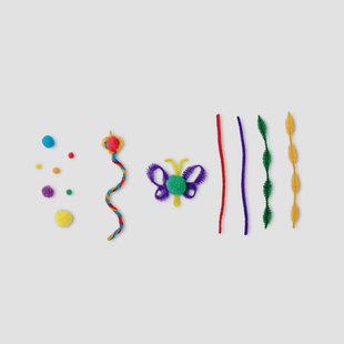 Pompons en pijpenragers