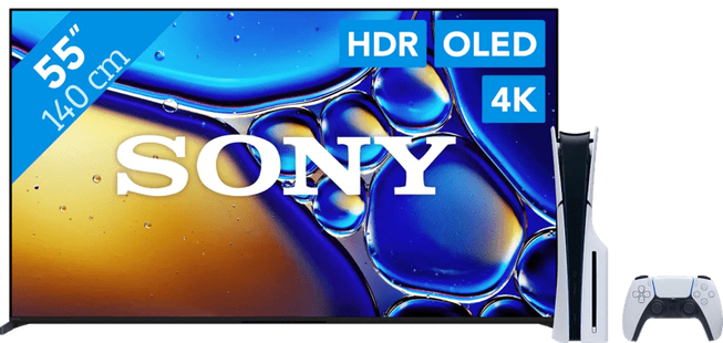 Sony 55 Bravia 8 II 4K QD-OLED + PlayStation 5 Slim Disc Edition