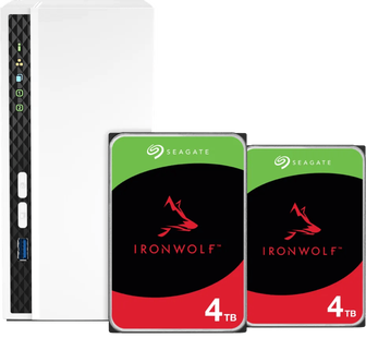 QNAP TS-233 + Seagate Ironwolf 4TB Duo pack