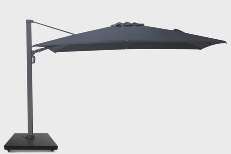 Camello Luna zweefparasol 3.5x2.6m Graphite (excl. voet)