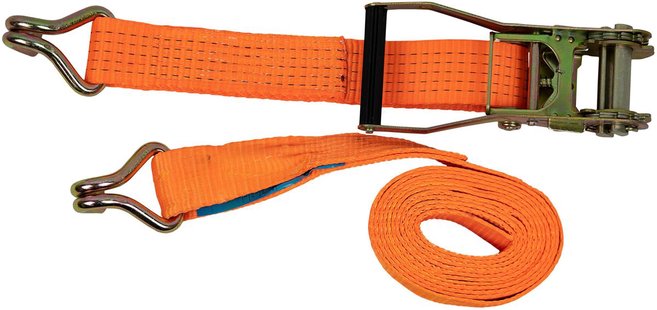 Spanband met ratel & haken - 4meter 5cm