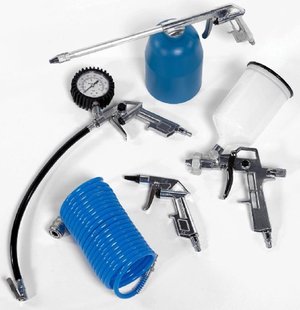 Airpress pakket toebehoren 5-dlg euro