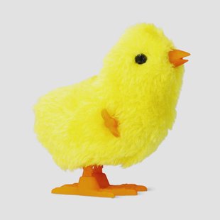 Geel opwindbaar kuikentje