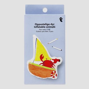 Kleur-je-eigen opblaasbare dieren
