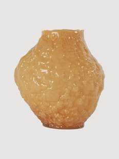 Mondgeblazen glazen vaas Corallo, H 27 cm