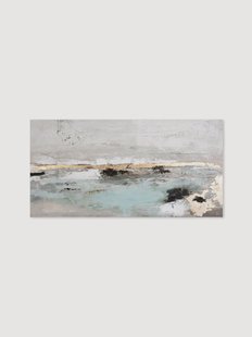 Handbeschilderde canvasprint Low Limit Green