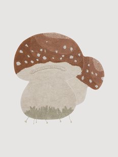 Wasbaar kindervloerkleed Boletus