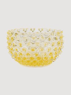 Mondgeblazen dipschalen Tapas Hobnail, 4-delig