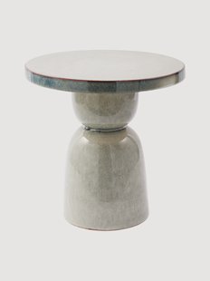 Handgemaakte ronde bijzettafel Pawn