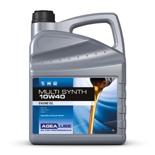 AgeaLube Multi Synth 10W40 Motorolie 5L Semi-Synthetische Brandstofbesparende Olie