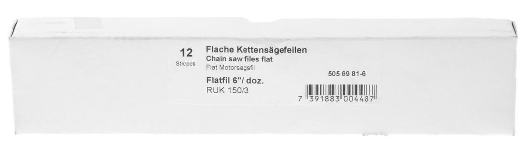 Husqvarna platte vijl 6" 12 stuks