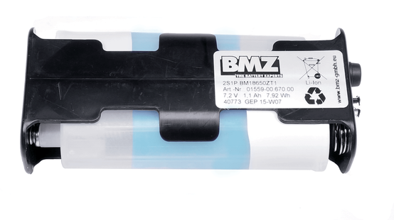 Batterijhouder, compleet met b