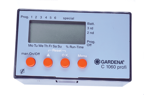 Wisselstuk besproeiingscompute