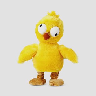 Verrukkelijke kip die danst en zingt