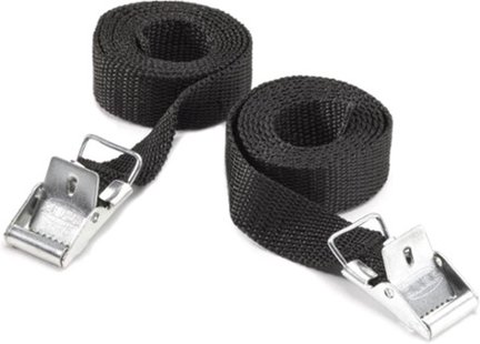 Arno straps riemen zwart 18mm x 1 m 2st.