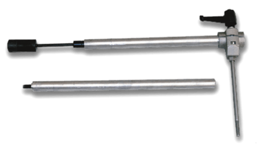 Centering device with handle -