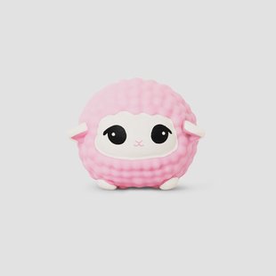 Knijpspeeltje - roze lammetje