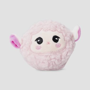Pluche bal - roze schaapje