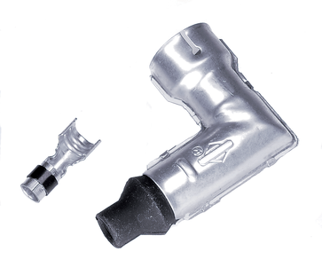 Spark plug connector
